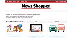 Desktop Screenshot of adbooker.newsshopper.co.uk
